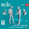 RESKIT RSF48-0072 F-105 (F, G) Thunderchief male pilots (in a standing position - type 1) (2 pcs) (3D Printed) 1/48